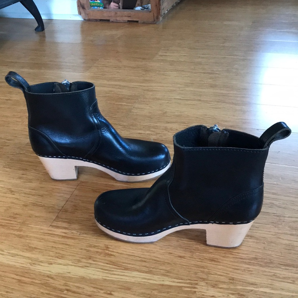 Swedish Hasbeens Zip It Emy Size 37